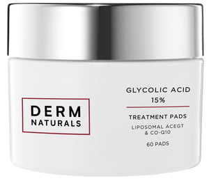 Derm Naturals Glycolic Acid 15% Treatment Pads